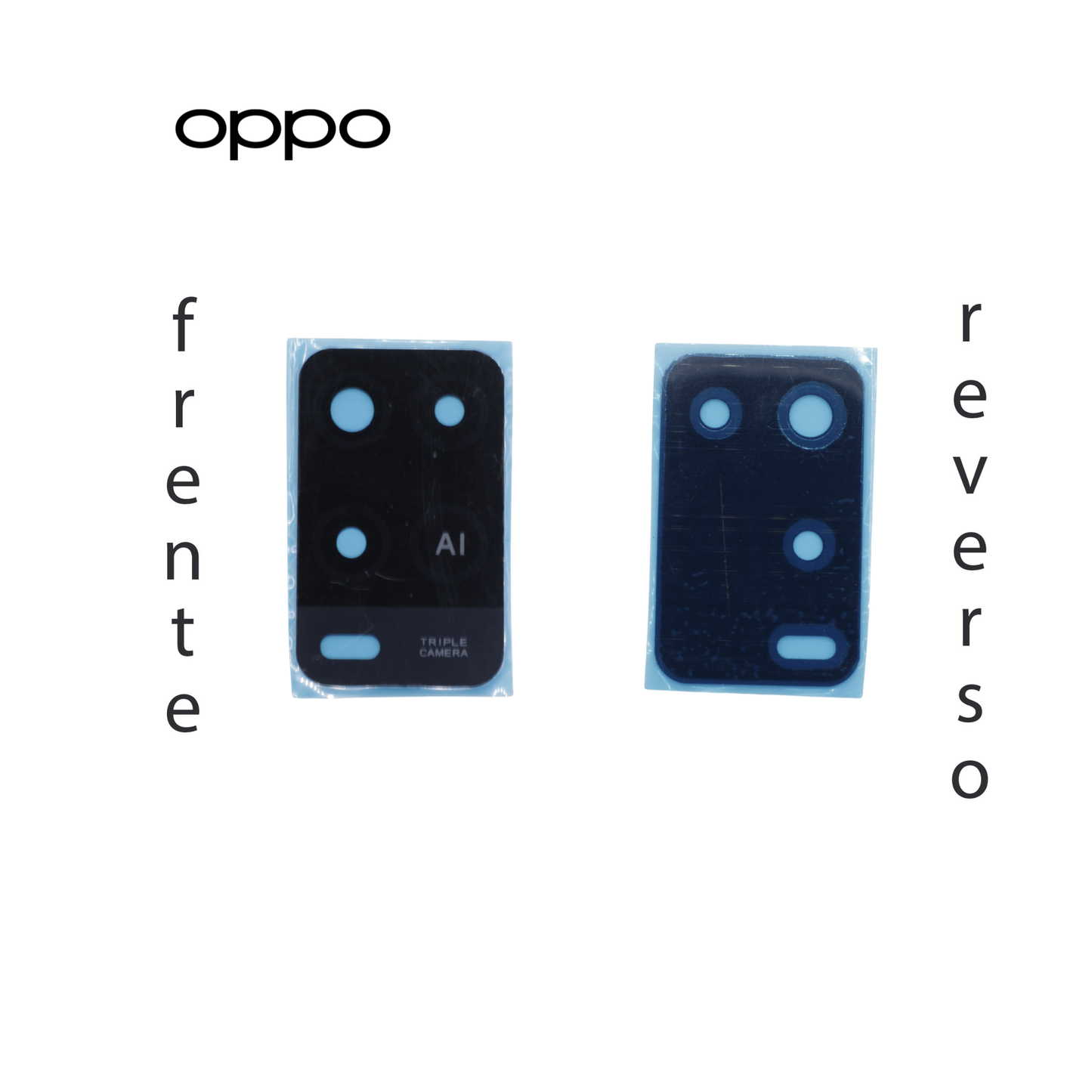 LENS DE CAMARA OPPO A54 4G NEGRO CON MARCO