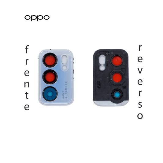 LENS DE CAMARA OPPO RENO 6 5G AZUL CLARO CON MARCO