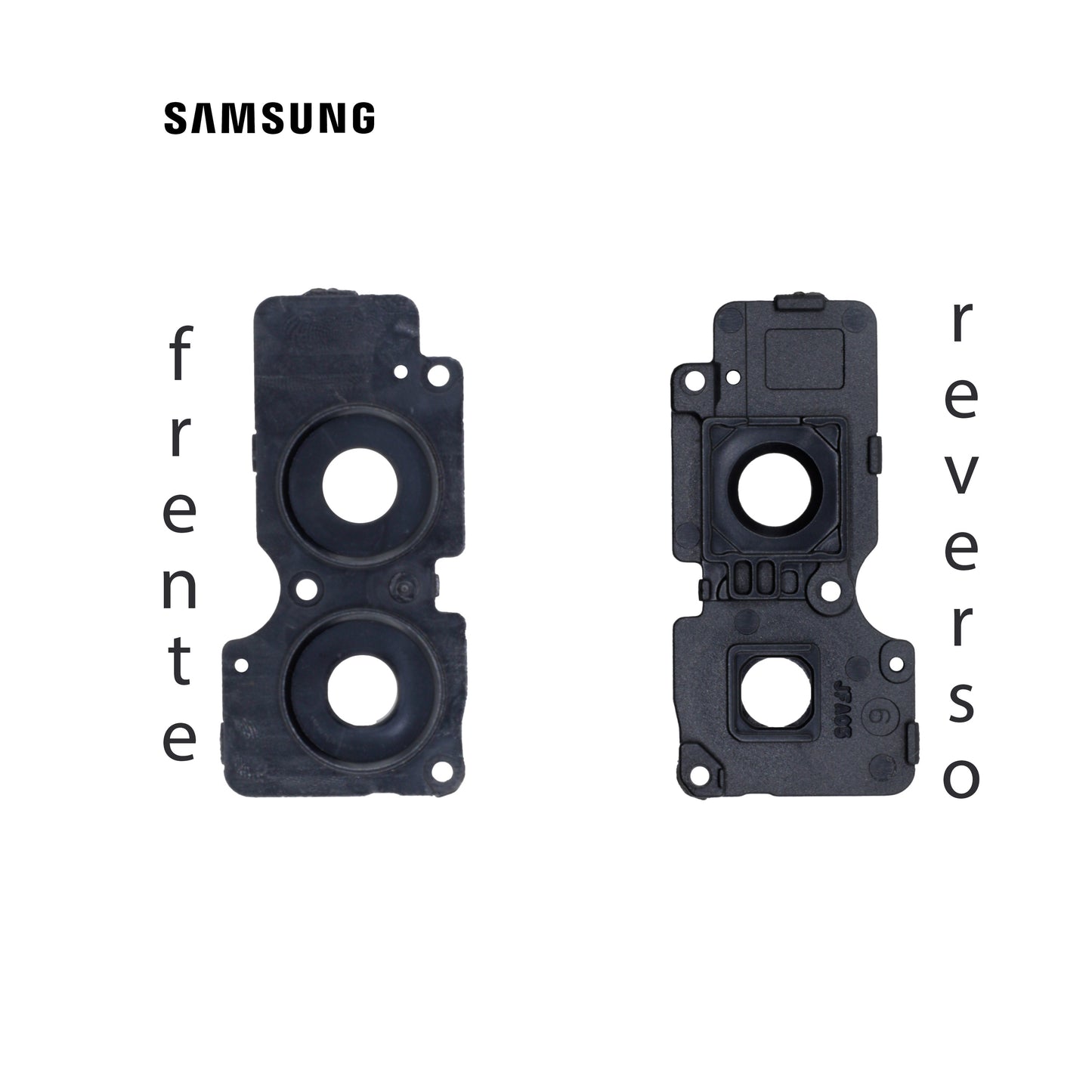 LENS DE CAMARA SAMSUNG A05, A055 NEGRO CON MARCO