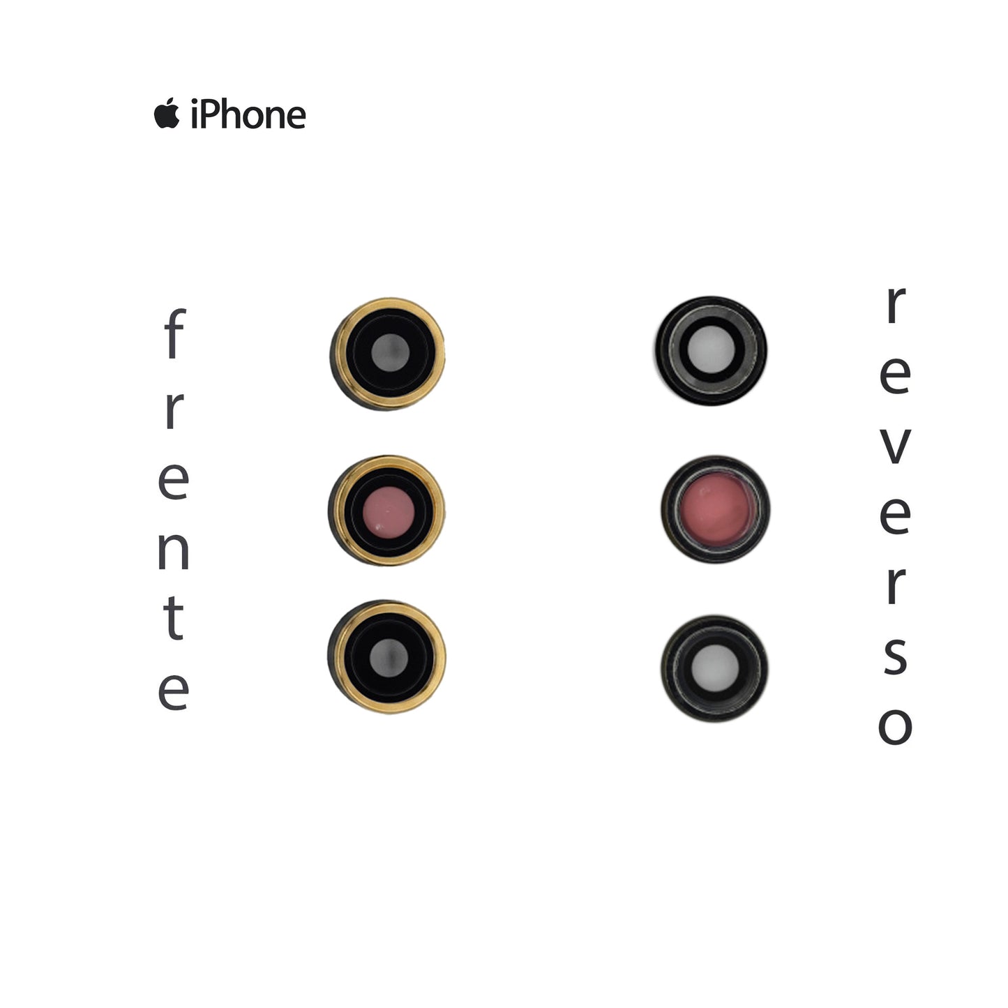 LENS DE CAMARA IPHONE 11 PRO MAX DORADO