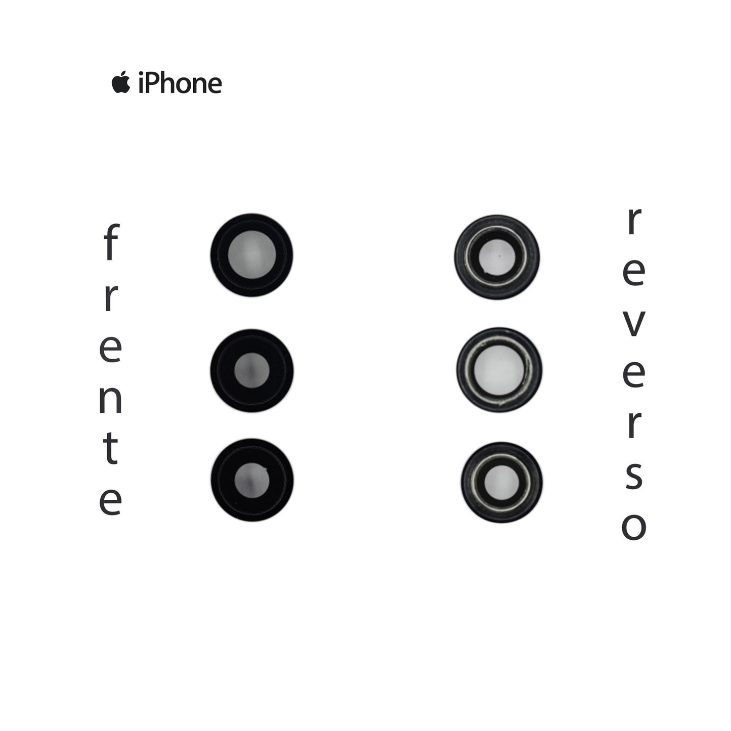 LENS DE CAMARA IPHONE 11 PRO MAX NEGRO