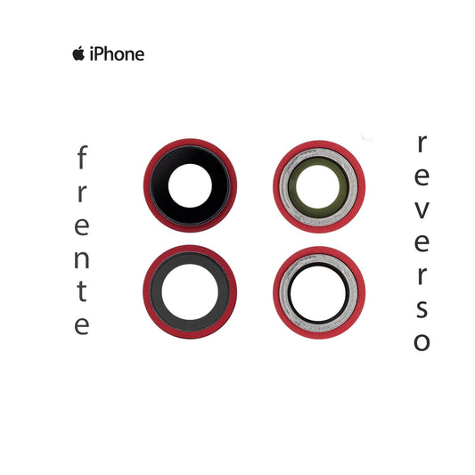 LENS DE CAMARA IPHONE 12 MINI ROJO