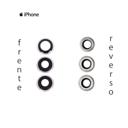 LENS DE CAMARA IPHONE 12 PRO MAX PLATA