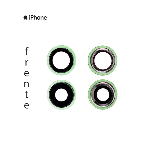 LENS DE CAMARA IPHONE 12 VERDE MENTA