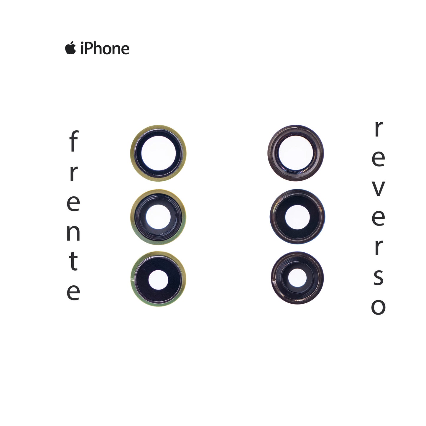 LENS DE CAMARA IPHONE 13 PRO DORADO
