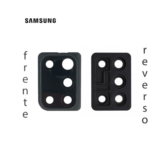 LENS DE CAMARA SAMSUNG A31 NEGRO CON MARCO