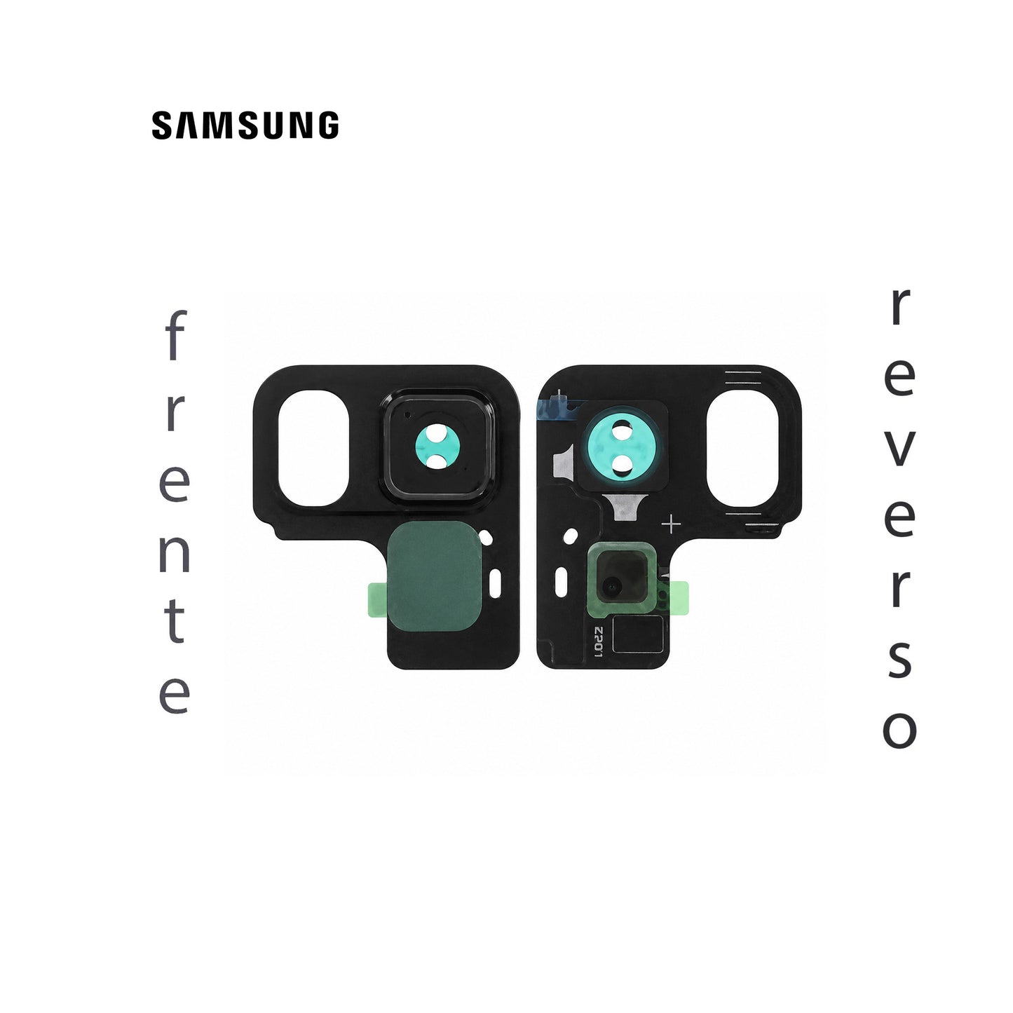 LENS DE CAMARA SAMSUNG A8 2018 NEGRO