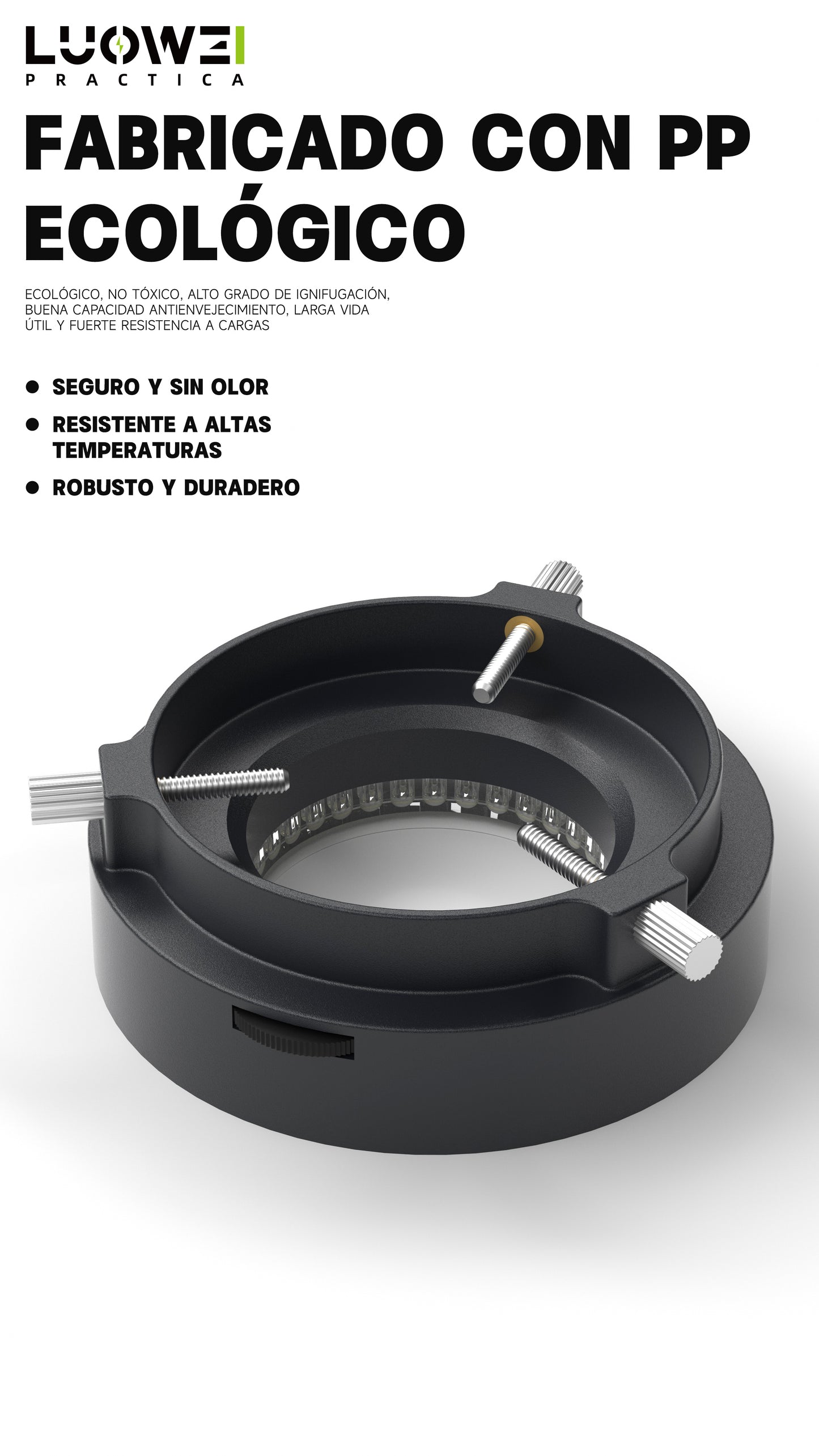 LUOWEI ANILLO DE LUZ PARA MICROSCOPIO LS03