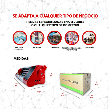 COMBO LIUTOOL MAQ CORTADORA HIDROGEL + 2 PAQ. HIDROGEL MIX