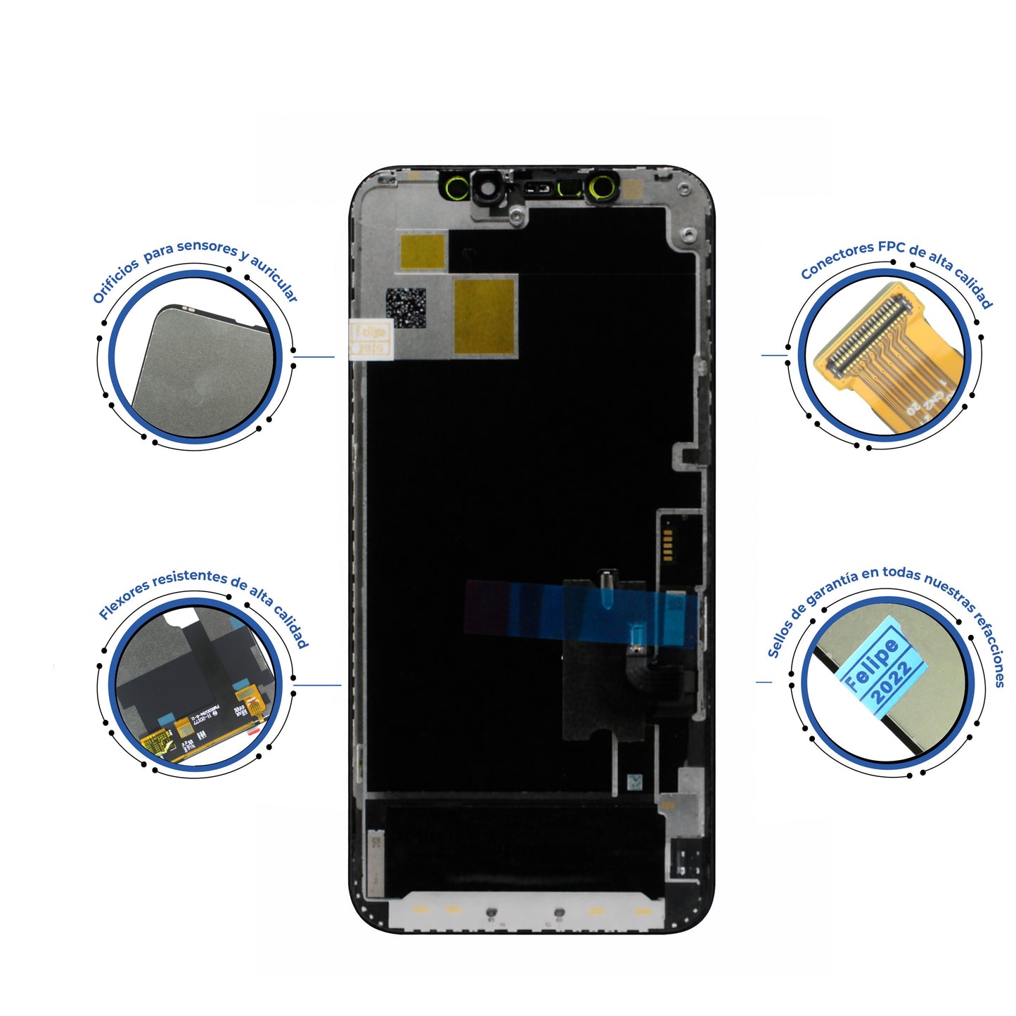 PANTALLA IPHONE 12 , 12 PRO PARA CAMBIO DE IC