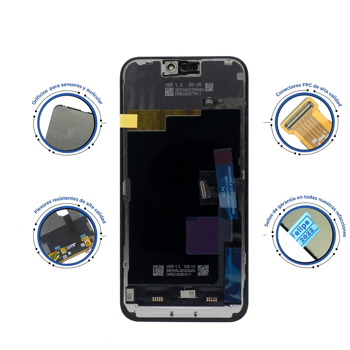 PANTALLA IPHONE 14 PLUS PARA CAMBIO DE IC