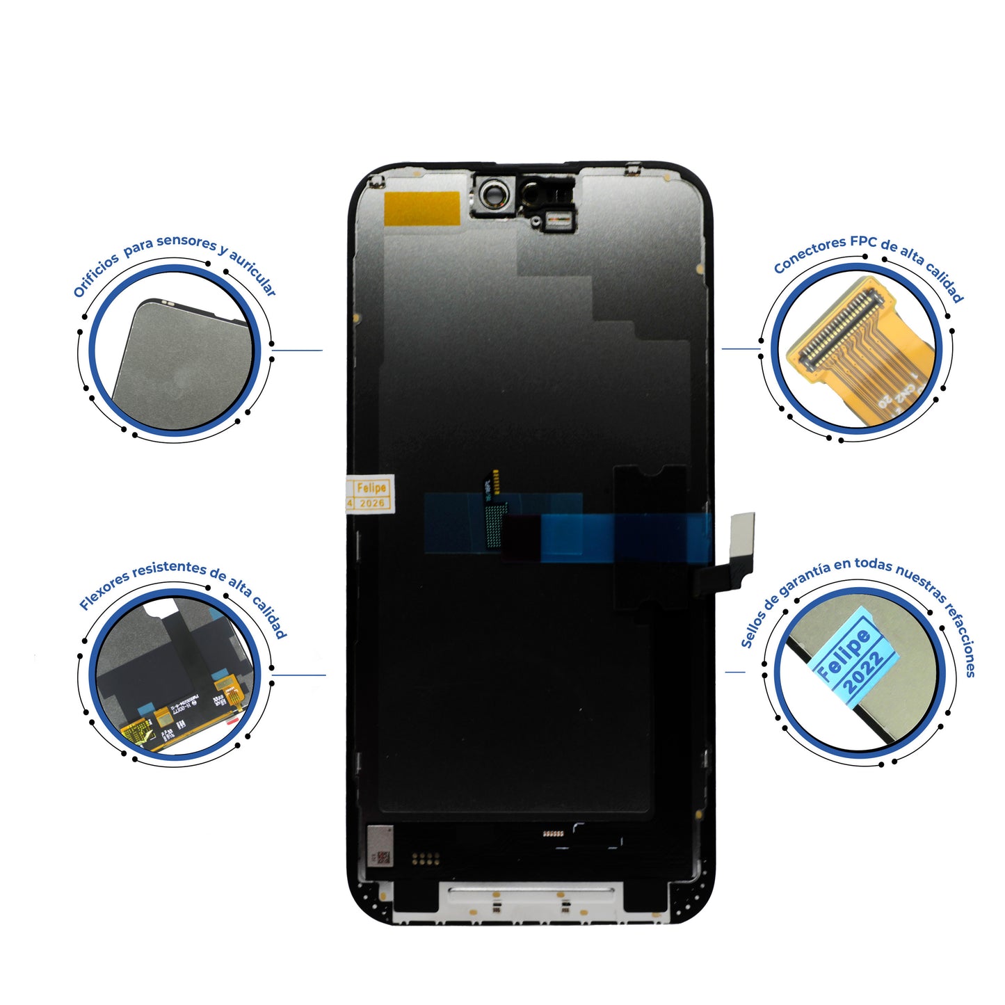 PANTALLA PARA IPHONE 16 PLUS PARA CAMBIO DE IC