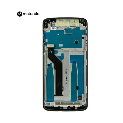 PANTALLA PARA MOTOROLA E5 PLUS CON MARCO NEGRO