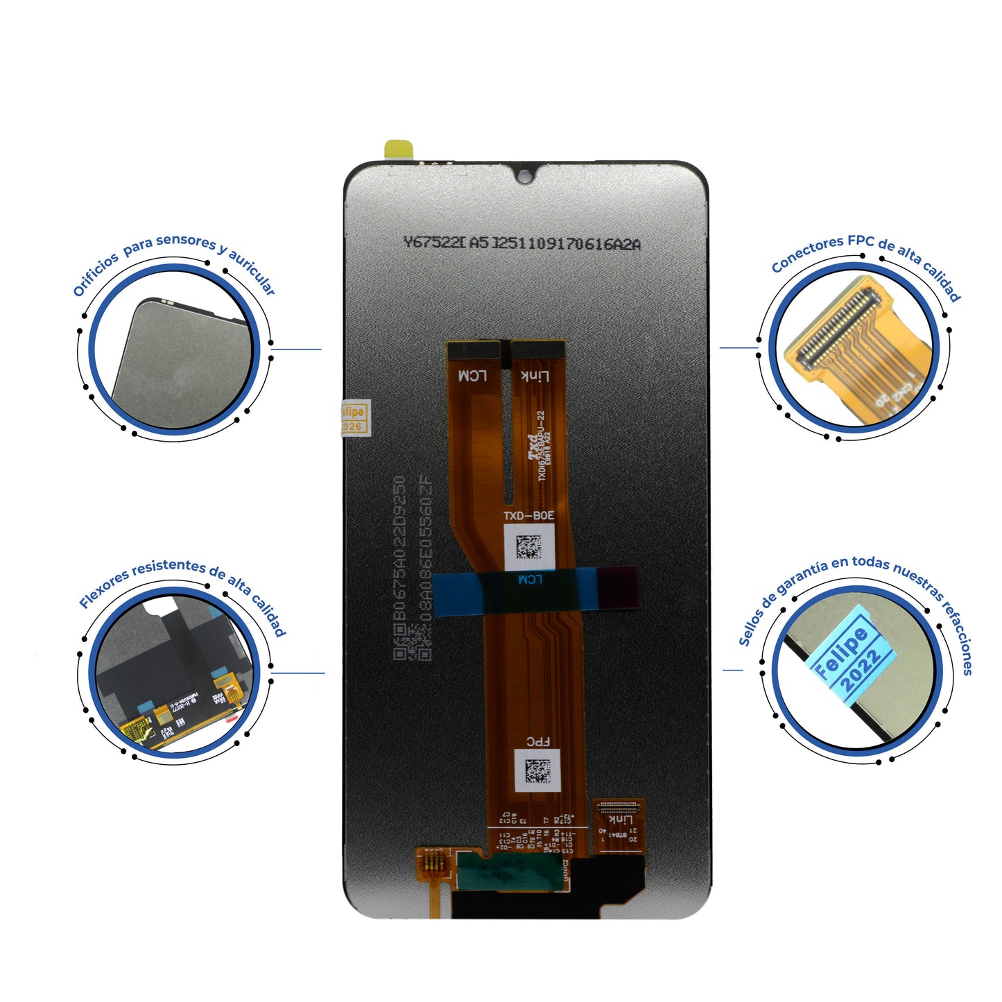 PANTALLA PARA SAMSUNG A07, A075M