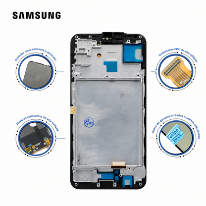 PANTALLA PARA SAMSUNG A15 / A155 CON MARCO NEGRO OLED