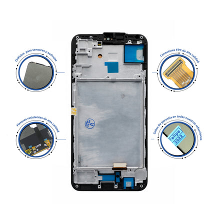 PANTALLA PARA SAMSUNG A15 / A155 CON MARCO NEGRO OLED