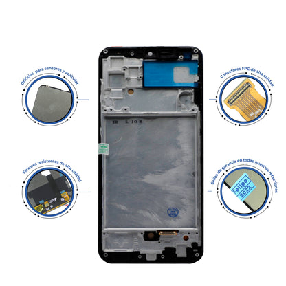 PANTALLA SAMSUNG A32 4g / A325 / M32 4G CON MARCO NEGRO