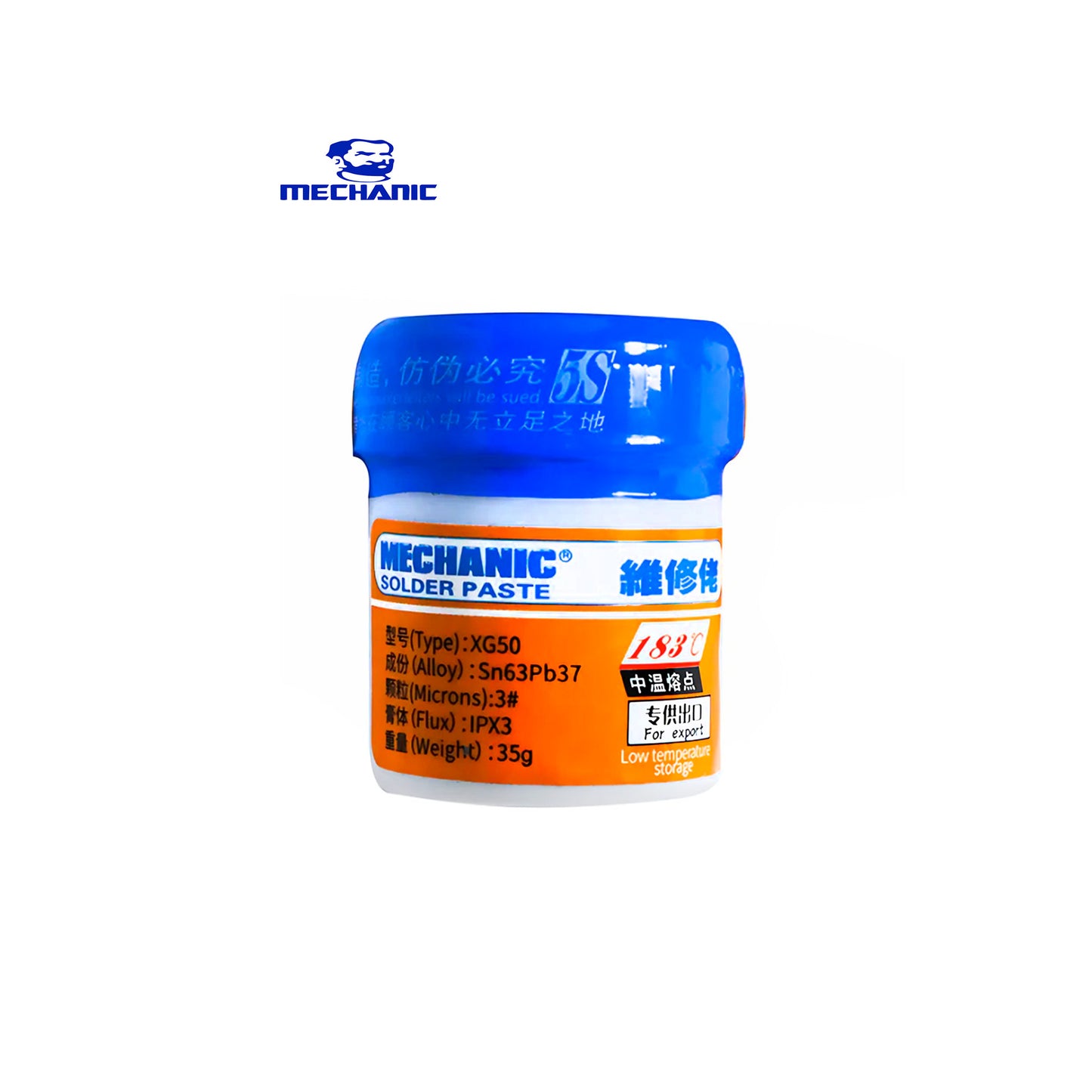 MECHANIC PASTA DE SOLDADURA 183°C XGSP50 (42g)