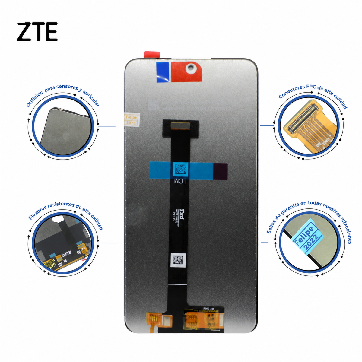 PANTALLA PARA ZTE NUBIA FOCUS PRO 4G-5G, Z2351 / NUBIA NEO 2 4G-5G, Z2352N INCELL