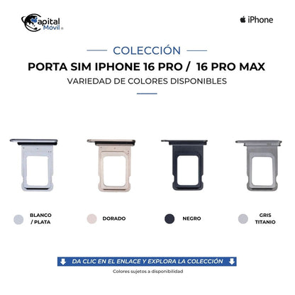 PORTA SIM IPHONE 16 PRO / 16 PRO MAX