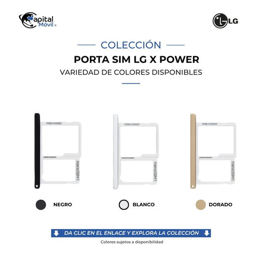 PORTA SIM LG X POWER