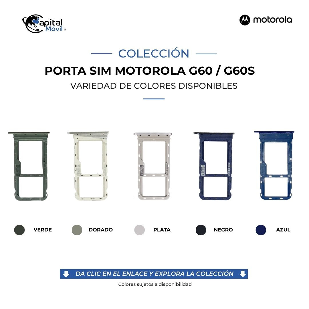 PORTA SIM MOTOROLA G60 , G60S
