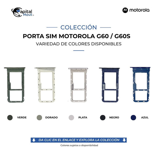 PORTA SIM MOTOROLA G60 , G60S