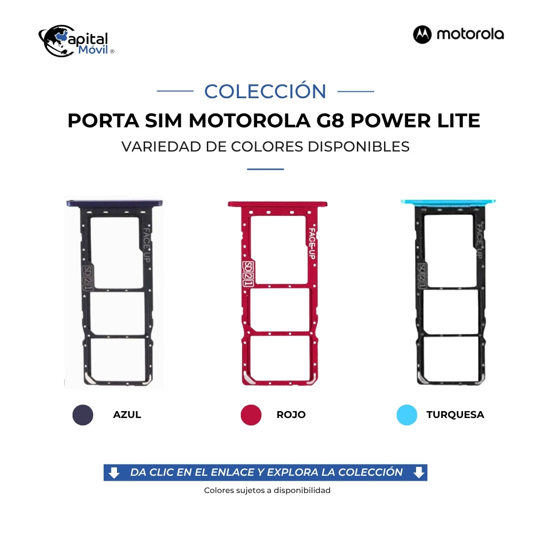 PORTA SIM MOTOROLA G8 POWER LITE
