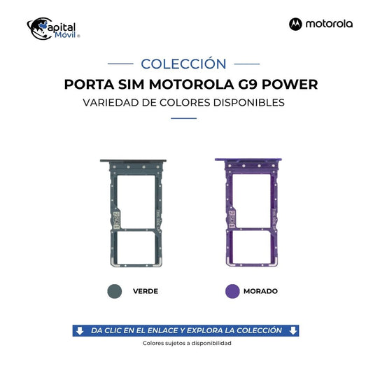 PORTA SIM MOTOROLA G9 POWER
