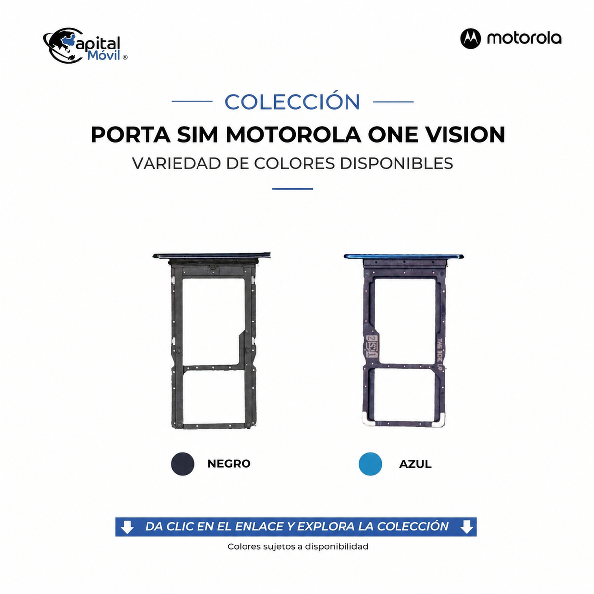 PORTA SIM MOTOROLA ONE VISION