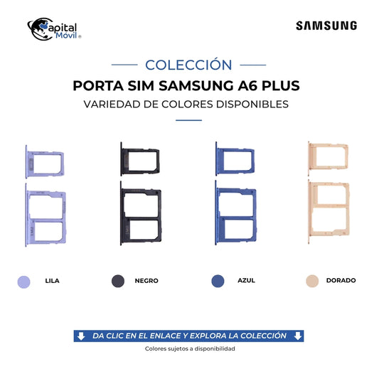 PORTA SIM SAMSUNG A6 PLUS
