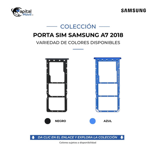 PORTA SIM SAMSUNG A7 2018