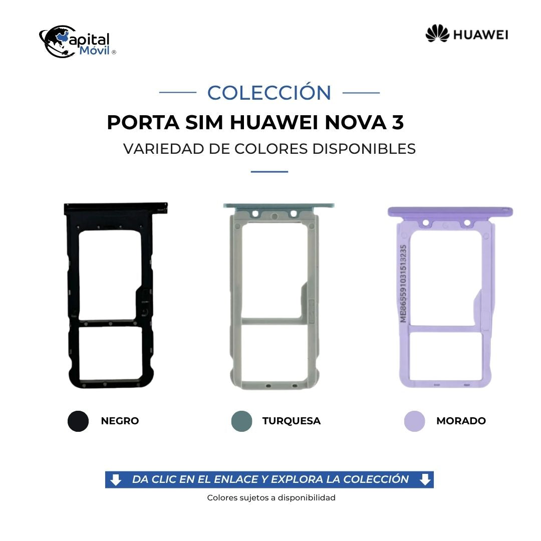 PORTA SIM HUAWEI NOVA 3