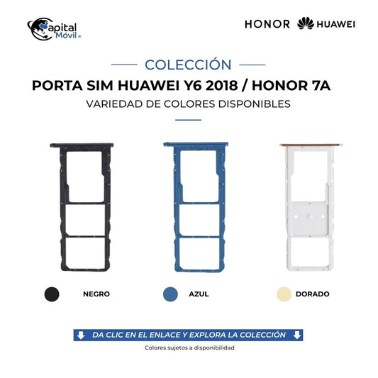 PORTA SIM HUAWEI Y6 2018 Y HONOR 7A