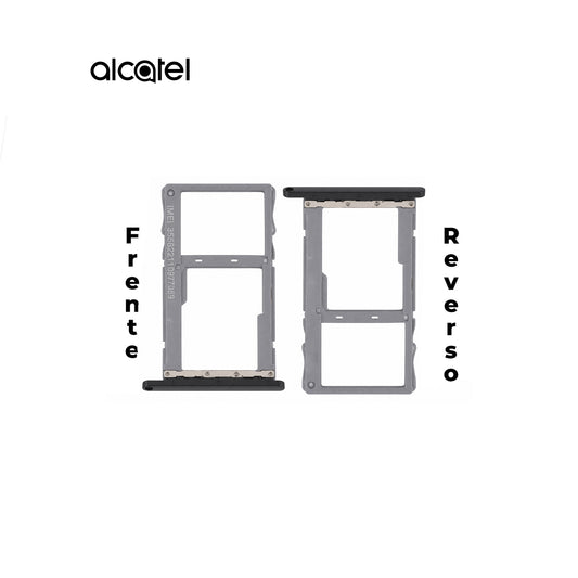 PORTA SIM ALCATEL 3x 2019 , 5048 NEGRO