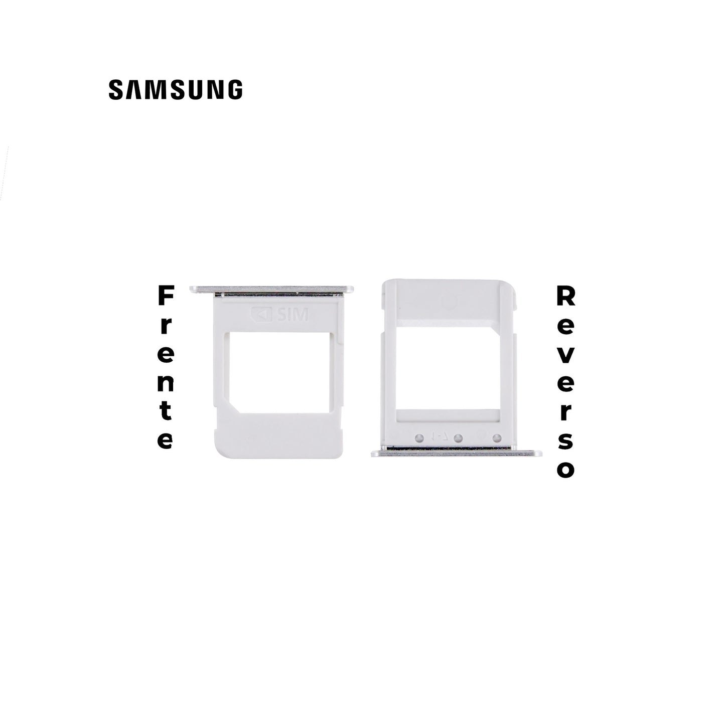 PORTA SIM SAMSUNG NOTE 5 PLATA