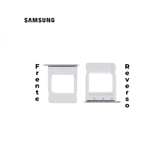 PORTA SIM SAMSUNG NOTE 5 PLATA