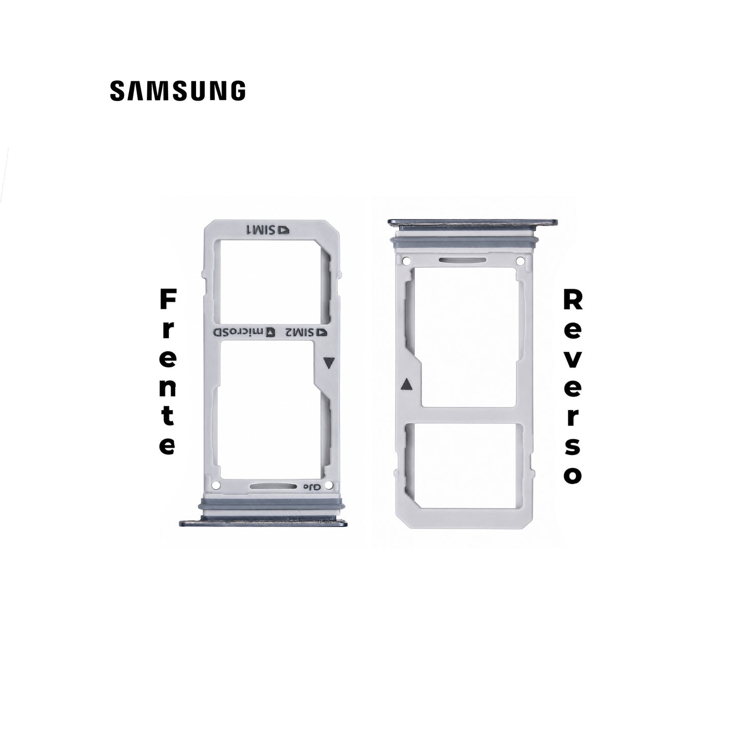 PORTA SIM SAMSUNG NOTE 8 PLATA