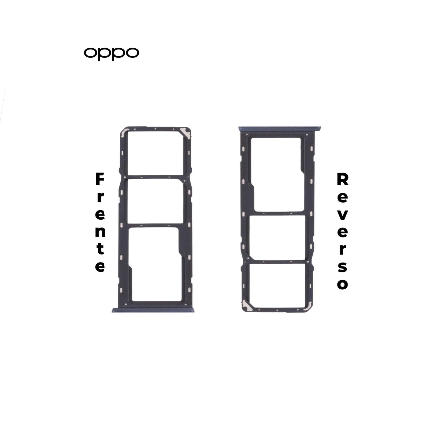 PORTA SIM OPPO A15 NEGRO