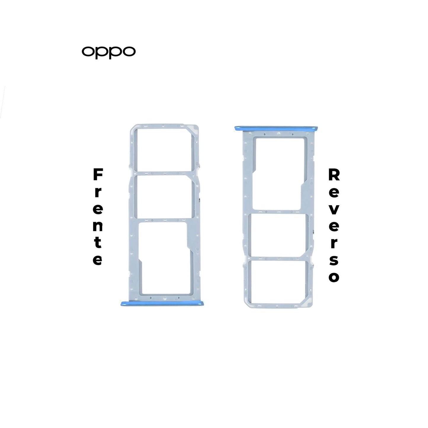 PORTA SIM OPPO A17 AZUL