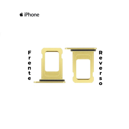 PORTA SIM IPHONE 14 AMARILLO
