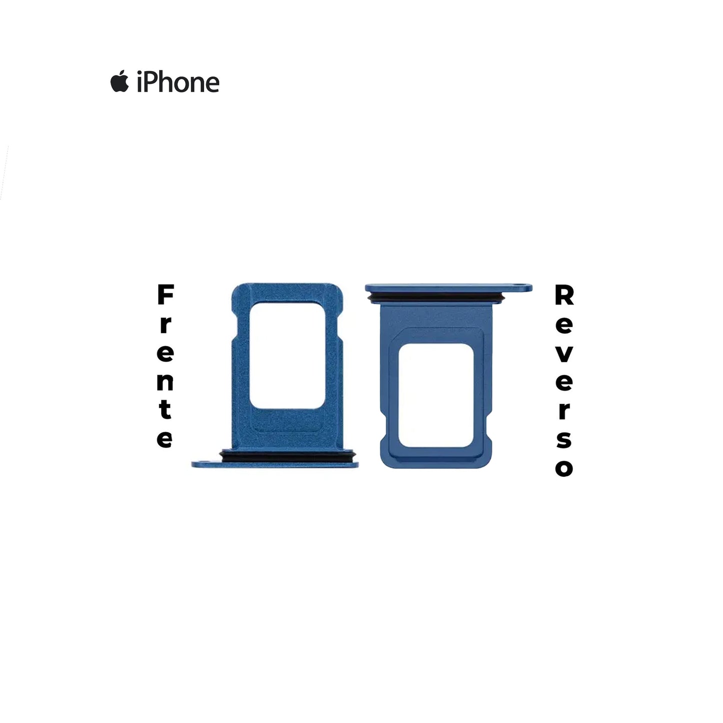 PORTA SIM IPHONE 11 PRO MAX AZUL