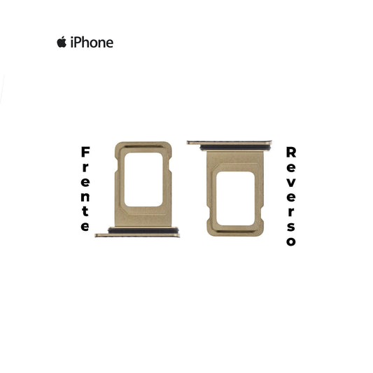 PORTA SIM IPHONE 11 PRO MAX DORADO