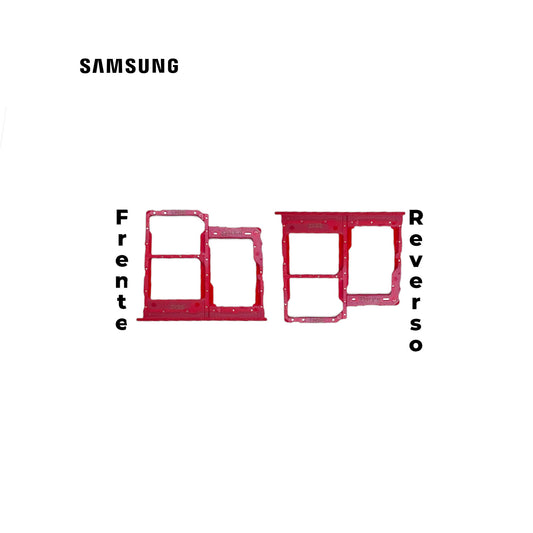 PORTA SIM SAMSUNG A01 CORE ROJO