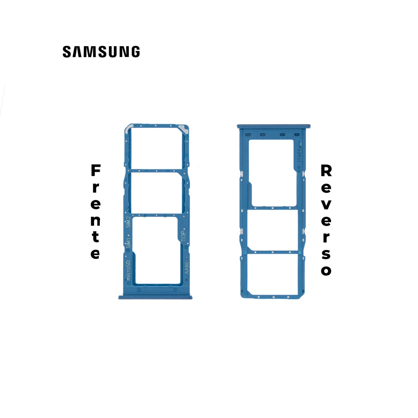 PORTA SIM SAMSUNG A02 AZUL