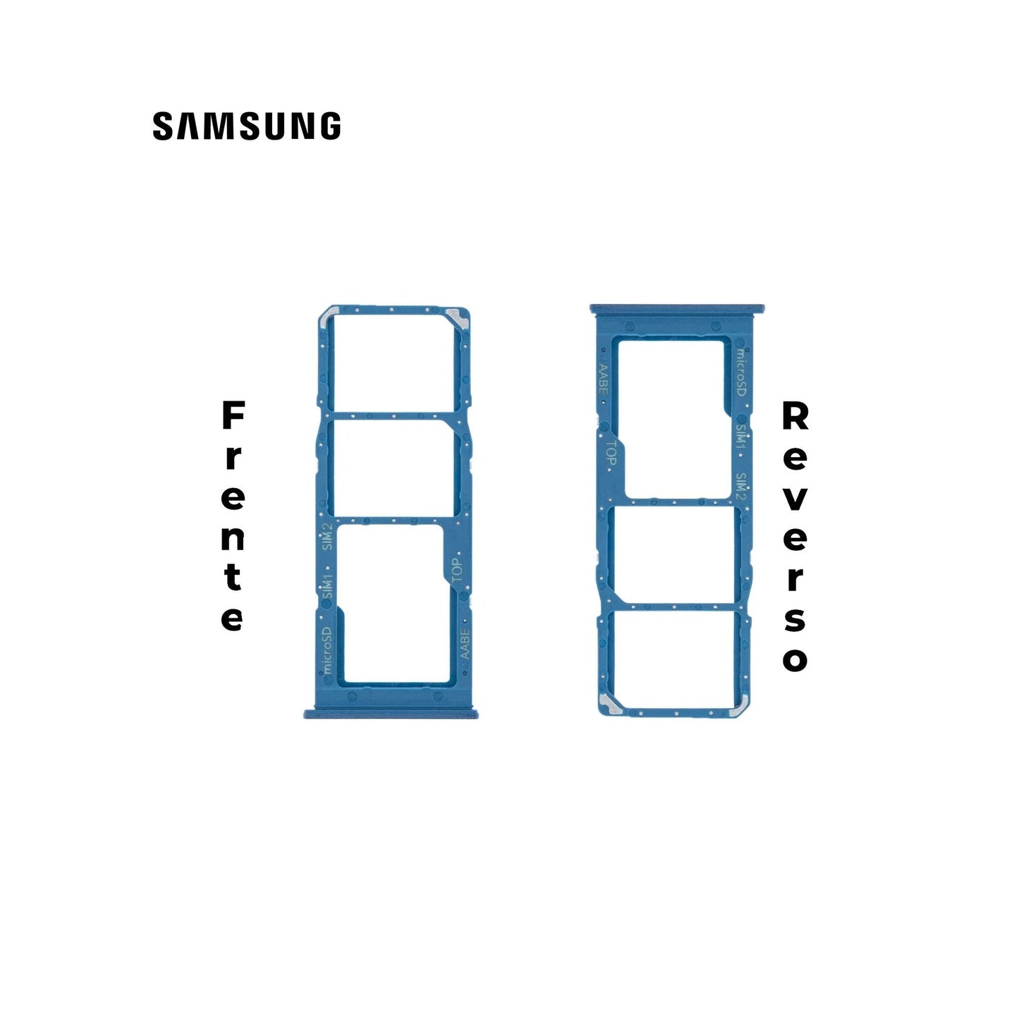 PORTA SIM SAMSUNG A02 DUAL AZUL