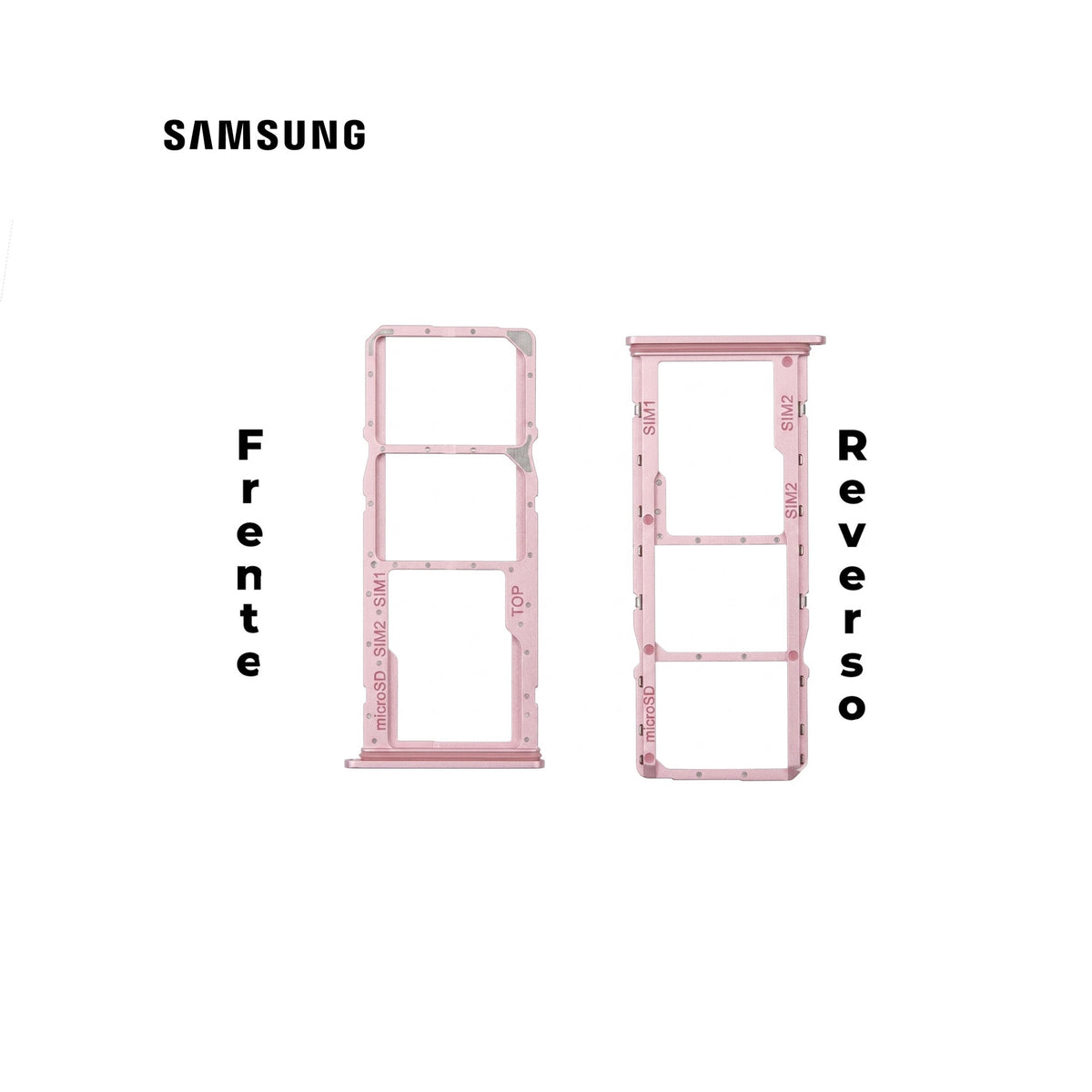 PORTA SIM SAMSUNG A03 CORE ROSA