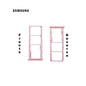 PORTA SIM SAMSUNG A03 CORE ROSA
