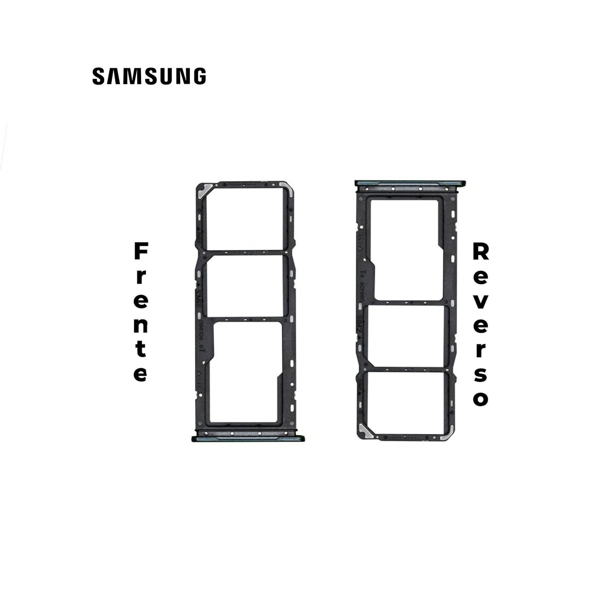 PORTA SIM SAMSUNG A04 VERDE