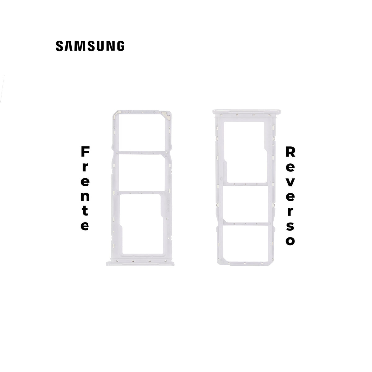 PORTA SIM SAMSUNG A11 BLANCO